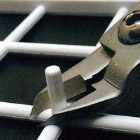 エスコ 133mm プラスチックニッパー(ステンレス製) EA536HG-125 1セット(3個)（直送品）