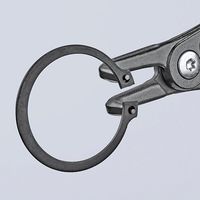 エスコ 19ー 60mm 軸用スナップリングプライヤー(ストッパー付) EA590BK-12 1本（直送品）