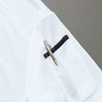 アイトス HERO’S UNIFORM 半袖ハーフZIPシャツ（男女兼用） ロイヤルネイビー 6L AZ-10607-006-6L（直送品）