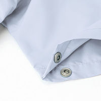 アイトス HERO’S UNIFORM 半袖ブルゾン（空調服TM）（男女兼用） シルバーグレー 3L AZ-1798-003-3L（直送品）