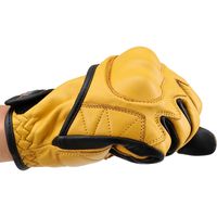 デイトナ HBG-110 カウレザープロテクターグローブ イエロー M 17760 1個（直送品）