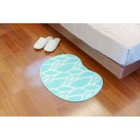 【アウトレット】山崎産業 リーフレッシュ消臭マット　ビーンズ　４５×６０ｃｍ　グリーン 4903180196166 １箱（１枚入）（直送品）