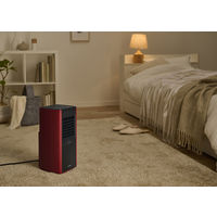 【アウトレット】アイリスオーヤマ 人感センサー付き大風量セラミックファンヒータースリム JCH-12TDS1-R【終売品】