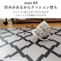 トシシミズ ディクトム PVCキッチンマット DM-071 450×2400mm イエロー 4573109304165 1枚（直送品）