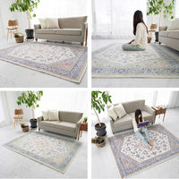 トシシミズ ディクトム マイクロプリントパイルマット DM-051 700×1200mm ネイビー 4573109305551 1枚（直送品）