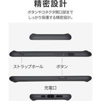 iPhone 13 ケース カバー 耐衝撃ハイブリッドケース Cleary グラファイト（直送品）