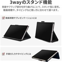 iPad mini 8.3inch (A17 Pro/第6世代) 薄型PUレザーフラップケース「PRIME」 ブラック LP-ITMM21PRIBK