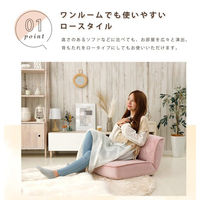 セルタン おしゃれ ローソファ (S) 幅600mm グレー A1220p-S-647GRY 1台（直送品）