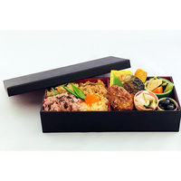 スドウ 黒色紙貼箱 内朱色 外寸235×99×H46mm 16個 SD199303-16（直送品）