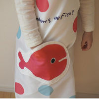 学研ステイフル こどもエプロン 五味太郎 きんぎょがにげた K23003 1セット(1枚×2)（直送品）