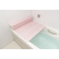 ケィ・マック 風呂ふた 折りたたみ SIAA L12 75×120cm 用 パールピンク 315679 1個（直送品）