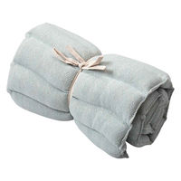 萩原敷物 クッション インド綿ロングクッション アルト 43×120cm ブルー 407651 1個（直送品）