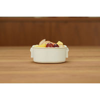 三好製作所 お弁当箱 GEL-COOL dome S 1段 300ml ミルクホワイト 423748 1個（直送品）