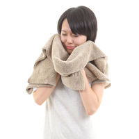 タオル ヘアタオル 40×100cm 思わず頬ずりしたくなるタオル ANGEL STEP Premium ライトブラウン 449660 1個（直送品）