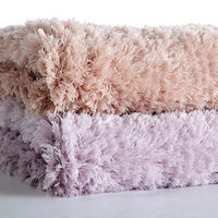 橋爪商店 バスマット コスモトロン ふわふわバスマット 45×60cm ライトグレー 461811 1個（直送品）