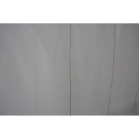 加栄レース レースカーテン 小窓 UVカット 70×90cm 省エネ ホワイト ストライプ 469387 1個（直送品）
