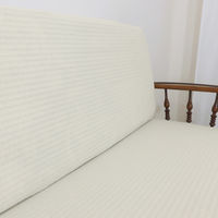 加栄レース ソファカバー 3人掛け用 セパレートタイプ 撥水加工 2枚組 アイボリー 469446 1個（直送品）