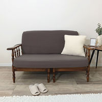 加栄レース ソファカバー 3人掛け用 セパレートタイプ 撥水加工 2枚組 グレー 469448 1個（直送品）