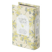 東京かんかん 小物入れ ブックボックス L ふた付き 幅21×奥行14×高さ5cm ミモザ 489717 1個（直送品）