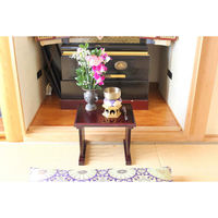 オスマック 供物机 仏壇前 ミニテーブル 桐製 490839 1個（直送品）