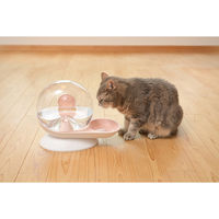 シンセーインターナショナル 給水器 かたつむり型給水器 電源不要 自動 ピンク 452561 1個（直送品）