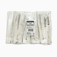 歯ブラシセット 個包装 100本 エコホワイト先細毛 VSー2WーV5g 14202ー71 1袋 山陽物産