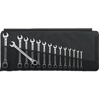 スタビレー STAHLWILLE 15本組 ラチェットコンビネーションレンチセット 17/15 1セット（直送品）