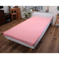 ガマカ工業 ぬくぬく&サラリのリバーシブル敷パッド ダブル ピンク a3567910 1枚（直送品）