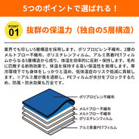 多機能 保温ブランケット 48個/ケース 防災グッズ リバーシブル 5層構造 ブランケット 収納袋付 毛布 KO411 RABLISS（直送品）
