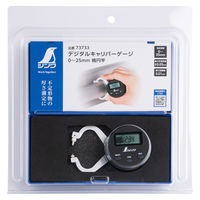 シンワ測定 デジタルキャリパーゲージ 楕円竿 73733 1個（直送品）