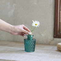 SOW 花瓶 プチフラワーベース グリーン キャトル 490951 1個（直送品）