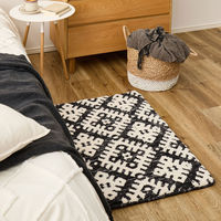 萩原敷物 玄関マット 室内 ダッタ シェニールマット 45×75 厚手 493693 1個（直送品）