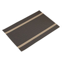 ルークラン ランチョンマット アプリクス シェブロン ダークブラウン 494730 1個（直送品）