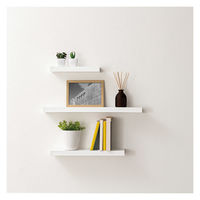 ハイロジック 棚受けの見えない棚 W600 ホワイト 98293 1個（直送品）