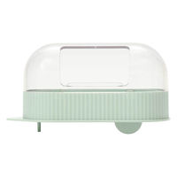 ルークラン 砂浴び 小動物 ミオファン バスルーム イエロー ハムスター 鳥 ペット グリーン 441448 1個（直送品）