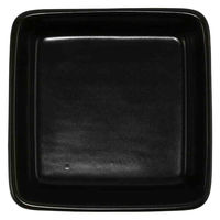 ルークラン フードボウル ループ ディッシュ ピッコロ 陶器 犬 猫 ペット ブラック 447686 1個（直送品）