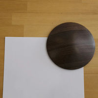 ルークラン ドアストッパー ドアリス ペーパーウェイト 木目調 すべり止め付 アメリカンウォールナット 449299 1個（直送品）