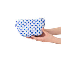 美研繊維 ポーチ オーガニックコットン 100% Mサイズ 和柄 かくれ千鳥 461405 1個（直送品）