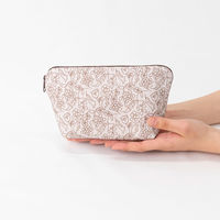 美研繊維 ポーチ オーガニックコットン 100% Mサイズ 和柄 スケッチ 461406 1個（直送品）