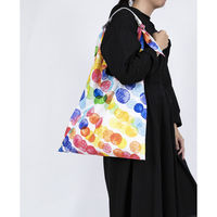 美研繊維 エコバッグ あずまトート ドット 綾 丸 461487 1個（直送品）