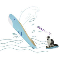 Petner 爪とぎ くじら兄弟 2個入り 猫 段ボール 479867 1個（直送品）