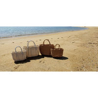 サンリツ バスケット al.atte 客室用の洗える抗菌湯かごS ナチュラル 484414 1個（直送品）