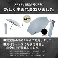 小川 折りたたみ傘 innovator スリム 晴雨兼用 手開き式 60cm ブラック 486442 1個（直送品）