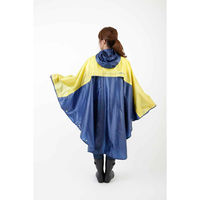 小川 レインコート innovator レインポンチョ コンパクト フリーサイズ ネイビー 487360 1個（直送品）