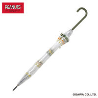小川 長傘 雨傘 ピーナッツ クリアアンブレラ スヌーピー 59cm F 489461 1個（直送品）
