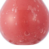 ホワイエ 花瓶 DGガラスアクビー ガラス 直径10×高さ16.5cm マゼンタ 427292 1個（直送品）