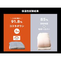 モリリン 毛布のいらないオールインワン掛け布団 D ブラウン S1058DV1 1枚