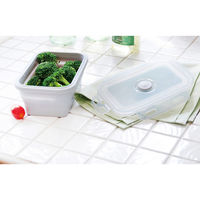 リマーク 折りたたみシリコン保存容器550ml 82387 1個（直送品）