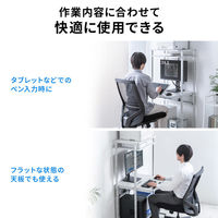 サンワサプライ チルト天板パソコンラック W650 グレー RAC-EC20 1個（直送品）