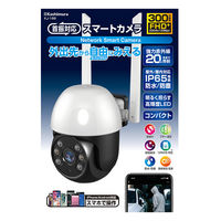 カシムラ スマートカメラ 防水/首振/高輝度 KJ-188 1個（直送品）